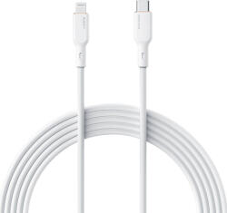 AUKEY USB-C - Lightning kábel Aukey CB-SCL1, 27W, 1m (fehér)