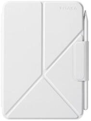 PITAKA Husa Pitaka MagEZ Folio 2, iPad Mini 6/ Mini A17 Pro Alb (FIM2402) - vexio