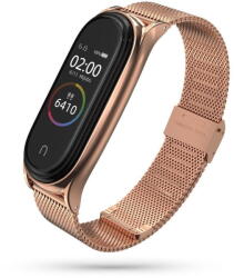 Tech-Protect Milaneseband Xiaomi Mi Smart Band 5 / 6 / 6 Nfc Rose Gold - vexio