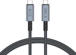 Tech-Protect Cablu Date si Incarcare USB C la USB C UltraBoost Max 240W 1m Gri - vexio