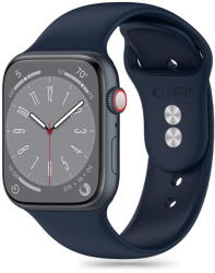 Tech-Protect Silicone Apple Watch 6 / 7 / 8 / 9 / 10 / Se / Ultra 1 / 2 (44 / 45 / 46 / 49 Mm) Storm Blue
