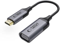 Tech-Protect Adaptor Tech Protect UltraBoost HDMI la VGA Full HD 60Hz Black - vexio