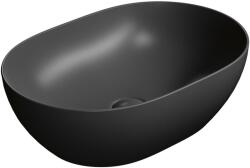 SAPHO GSI PURA 50x35 cm kerámiamosdó, matt fekete 886026 (886026)