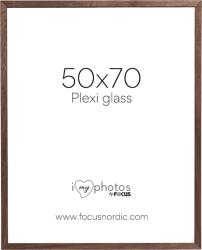 Focus Nordic AB Rama foto Focus Soul Walnut veneer 50X70 Plexi