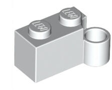 LEGO® Caramida modificata 2 X 1 cu gaura balama (383101)