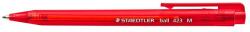 STAEDTLER Golyóstoll, 0, 5 mm, nyomógombos, STAEDTLER "Ball 423 M", piros 4230 M-2/423 35M-2 (4230 M-2/423 35M-2)