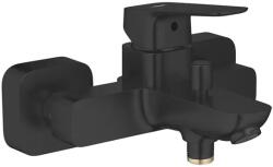 GROHE Baterie cada dus monocomanda, cu divertor, negru mat (matte black), Grohe Cubeo 1018132430 1018132430 (1018132430)