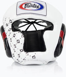 Fairtex Cască de box Fairtex Super Sparring white/black