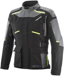 IXON Midgard motoros kabát fekete-szürke-fluo sárga - motozem - 82 530 Ft