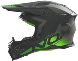 NOX N634 motokrossz sisak matt fekete-zöld