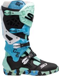 SIDI Crossair X motoros csizma türkizkék