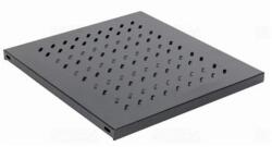 Legrand Rackszekrény polc - 2U-19", 4ponton rögzíthető, állítható, 435mm szél. (1000 mély szekrényekhez), max: 50 kg, Fekete) (E4S2U65A) - pixel