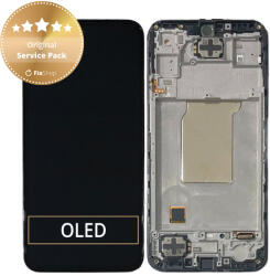 Samsung Galaxy M35 M356B - Ecran LCD + Sticlă Tactilă + Ramă (Black) - GH82-35001A Genuine Service Pack, Black