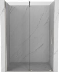 Mexen Velar, tolózuhanyajtó nyitáshoz 140 cm, 8 mm átlátszó üveg, csiszolt acél, 871-140-000-01-97 (871-140-000-01-97)