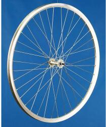 Csepel Landrider 28-29 colos (622x23 mm - 700C) trekking első kerék, csavaros tengellyel, ezüst