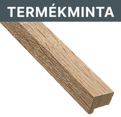Decowall Termékminta - Fa hatású, hangszigetelő lamellához záróelem (20 cm x 2 cm x 1.2 cm) - Világos tölgy (1413020 - Termékminta)