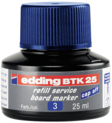 Tinta utántöltő táblamarkerhez 25ml, Edding BTK25 kék