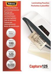 Fellowes Meleglamináló fólia, 125 mikron, 65x95 mm, fényes, 100 db, FELLOWES (IFW53067) - tintasziget