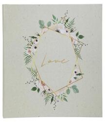 Exacompta Fotóalbum, csavarozott gerincű, 29x32 cm, 30 lap, EXACOMPTA "CHAMPETRE", fehér (EX16118E) - tintasziget