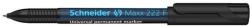 Schneider Alkoholos marker, OHP, 0, 7 mm, SCHNEIDER "Maxx 222 F", fekete (TSC222FK) - tintasziget