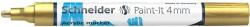 Schneider Dekormarker, akril, 4 mm, SCHNEIDER "Paint-It 320", arany (TSC320A) - tintasziget