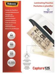 Fellowes Meleglamináló fólia, 125 mikron, A4, fényes, 100 db, FELLOWES (IFW53074) - tintasziget