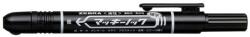 Zebra Alkoholos marker, 1, 3 mm, nyomógombos, ZEBRA "Mckie Retractable", fekete (TZ51061) - tintasziget