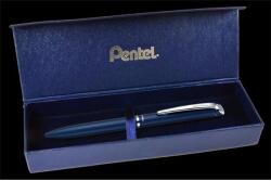 Pentel Zseléstoll, 0, 35 mm, rotációs, diplomatakék tolltest, PENTEL "EnerGel BL-2007" kék (PENBL2007C) - tintasziget