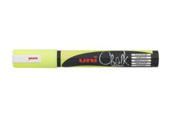 uni Krétamarker, 1, 8-2, 5 mm, UNI "PWE-5M", fluor sárga (TUPWE5MS) - tintasziget