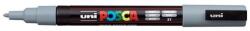 uni Dekormarker, 0, 9-1, 3 mm, UNI "Posca PC-3M", szürke (TUPC3MSZ) - tintasziget