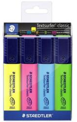 STAEDTLER Szövegkiemelő készlet, 1-5 mm, STAEDTLER "Textsurfer Classic 364", 4 különböző szín (TS364WP4)
