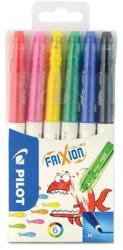 Pilot Filctoll készlet, 0, 39-0, 7 mm, törölhető, PILOT "Frixion Colors", 6 különböző szín (PFCOF6V) - tintasziget