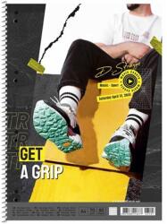 Shkolyaryk Publishing House Spirálfüzet, A4+, vonalas, 80 lap, SHKOLYARYK "Get a grip", vegyes (SB806520L) - tintasziget