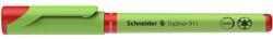 Schneider Tűfilc, 0, 4 mm, cserélhető betétes, újrahasznosított tolltest, SCHNEIDER "Topliner 911", piros (TSCTOP911RP) - tintasziget