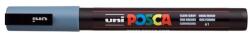 uni Dekormarker, 0, 9-1, 3 mm, UNI "Posca PC-3M", palaszürke (TUPC3MPSZ) - tintasziget