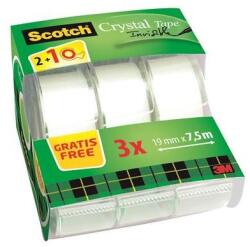 3M Ragasztószalag, adagolón, kézi, 19 mm x 7, 5 m, 3M SCOTCH "Magic Tape 810", 2+1 (LPM81975DG) - tintasziget