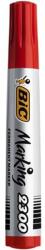 BIC Alkoholos marker, 3, 7-5, 5 mm, vágott, BIC "ECO 2300" piros (MEN-CO-BC8209243)