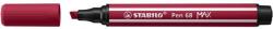 STABILO Filctoll, 1-5 mm, vágott hegy, STABILO "Pen 68 MAX", bordó (TST76819) - tintasziget