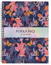 Pukka Pad Spirálfüzet, A4+, vonalas, 80 lap, PUKKA PAD "Jotta Bloom", vegyes minta (PUP9497) - tintasziget