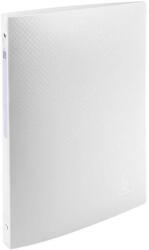 Exacompta Gyűrűs könyv, 4 gyűrű, 20 mm, A4, PP, címkével, EXACOMPTA, fehér (EX51185E) - tintasziget