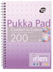 Pukka Pad Spirálfüzet, A5, vonalas, 100 lap, PUKKA PAD "Irlen Jotta Lavender (PUPIRJA5L) - tintasziget