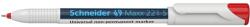 Schneider Alkoholmentes marker, OHP, 0, 4 mm, SCHNEIDER "Maxx 221 S", piros (TSC221P) - tintasziget