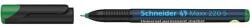 Schneider Alkoholos marker, OHP, 0, 4 mm, SCHNEIDER "Maxx 220 S", zöld (TSC220Z) - tintasziget