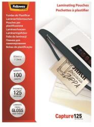 Fellowes Meleglamináló fólia, 125 mikron, 83x113 mm, fényes, 100 db, FELLOWES (IFW53071) - tintasziget