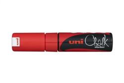 uni Krétamarker, 8 mm, UNI "PWE-8K", fluor piros (TUPWE8KP) - tintasziget