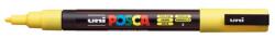 uni Dekormarker, 0, 9-1, 3 mm, UNI "Posca PC-3M", sárga (TUPC3MS) - tintasziget