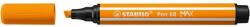 STABILO Filctoll, 1-5 mm, vágott hegy, STABILO "Pen 68 MAX", narancssárga (TST76854) - tintasziget