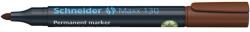 Schneider Alkoholos marker, 1-3 mm, kúpos, SCHNEIDER "Maxx 130", barna (TSC130B) - tintasziget