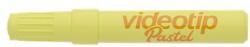 ICO Szövegkiemelő, 1-4 mm, ICO "Videotip", pasztell sárga (TICVPS)