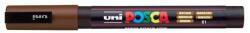 uni Dekormarker, 1, 8-2, 5 mm, UNI "Posca PC-5M", barna (TUPC5MB) - tintasziget